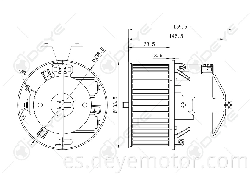 30767009 31267506 31291517 motor de ventilador automático para VOLVO S80 V70 XC60 XC70 II